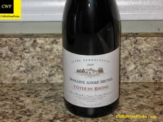 2009 Domaine André Brunel Côtes du Rhône Cuvée Sommelongue