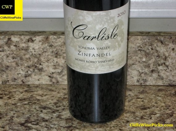 2010 Carlisle Zinfandel Monte Rosso Vineyard