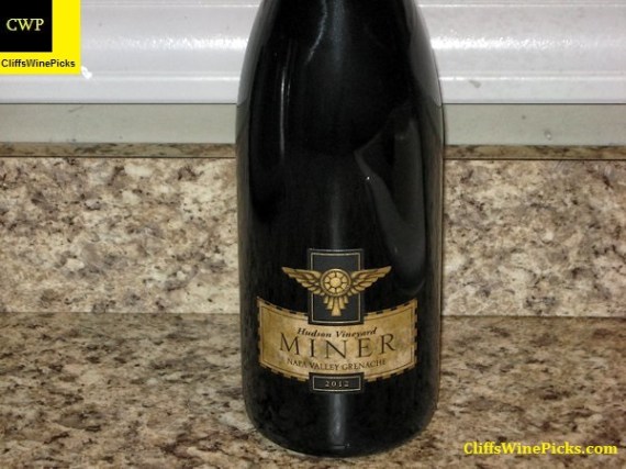 2012 Miner Family Grenache Hudson Vineyard