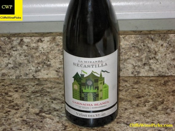 2013 Viñas del Vero Somontano Garnacha Blanca La Miranda de Secastilla