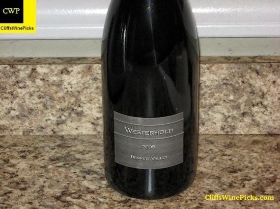 2008 Westerhold Family Vineyards Syrah Westerhold Vineyard