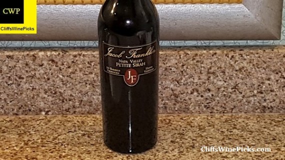 2010 Jacob Franklin Petite Sirah Hayne Vineyard