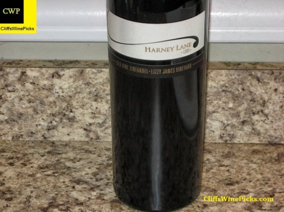2012 Harney Lane Zinfandel Old Vine Lizzy James Vineyard