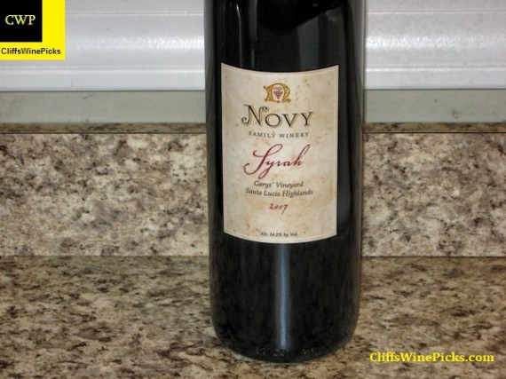 2007 Novy Family Wines Syrah Garys' Vineyard