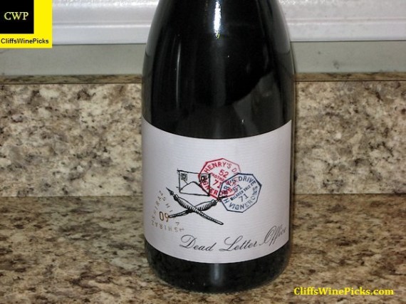 2009 Henry's Drive Shiraz Dead Letter Office