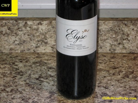 2011 Elyse Zinfandel Morisoli Vineyard