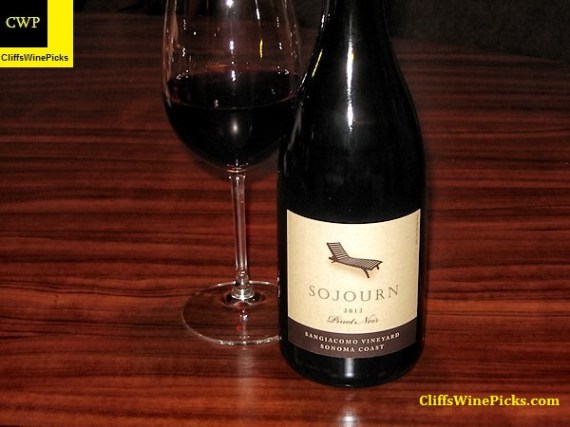 2012 Sojourn Pinot Noir Sangiacomo Vineyard