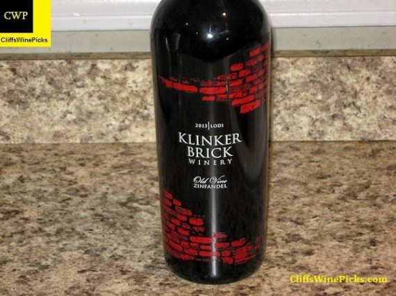 2013 Klinker Brick Zinfandel Old Vine