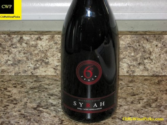 2013 Michael-David Vineyards Syrah 6th Sense