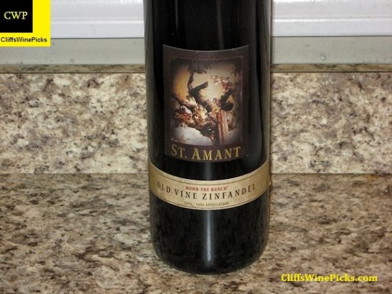 2014 St. Amant Winery Zinfandel Old Vines Mohr-Fry Ranch Vineyard