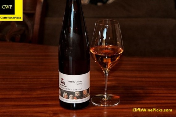 1988 Schloss Schonborn Erbacher Marcobrunn Riesling Spatlese