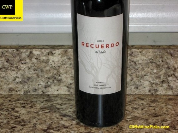 2011 Recuerdo Malbec Aliado