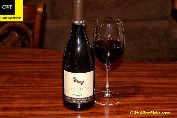2012 Sojourn Pinot Noir Rodgers Creek Vineyard Sonoma Coast