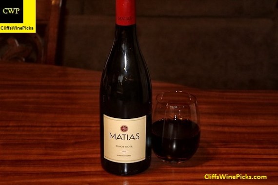 2013 Matias Pinot Noir Sonoma Coast