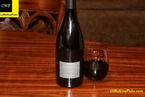 2007 Westerhold Family Vineyards Syrah Westerhold Vineyard