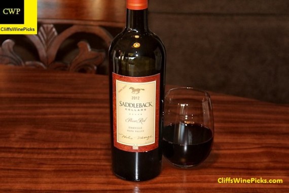 2012 Saddleback Cellars Barrel Select Posse Red