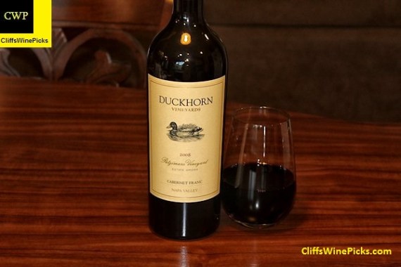 2008 Duckhorn Vineyards Cabernet Franc Estate Grown Patzimaro Vineyard Napa Valley