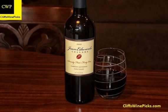 2010 Jean Edwards Cellars Cabernet Sauvignon Seventy Four - Forty One Napa Valley