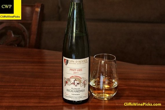 2011 Beck-Hartweg Pinot Gris Cuvée Prestige