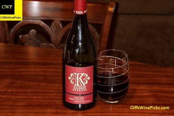 2015 Northwest Wine Company Pinot Noir Kudos Reserve