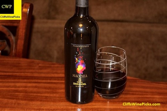 2015 Macchia Zinfandel Mischievous Old Vine Lodi