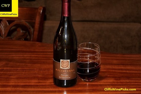 2011 Helioterra Pinot Noir Vintner's Select